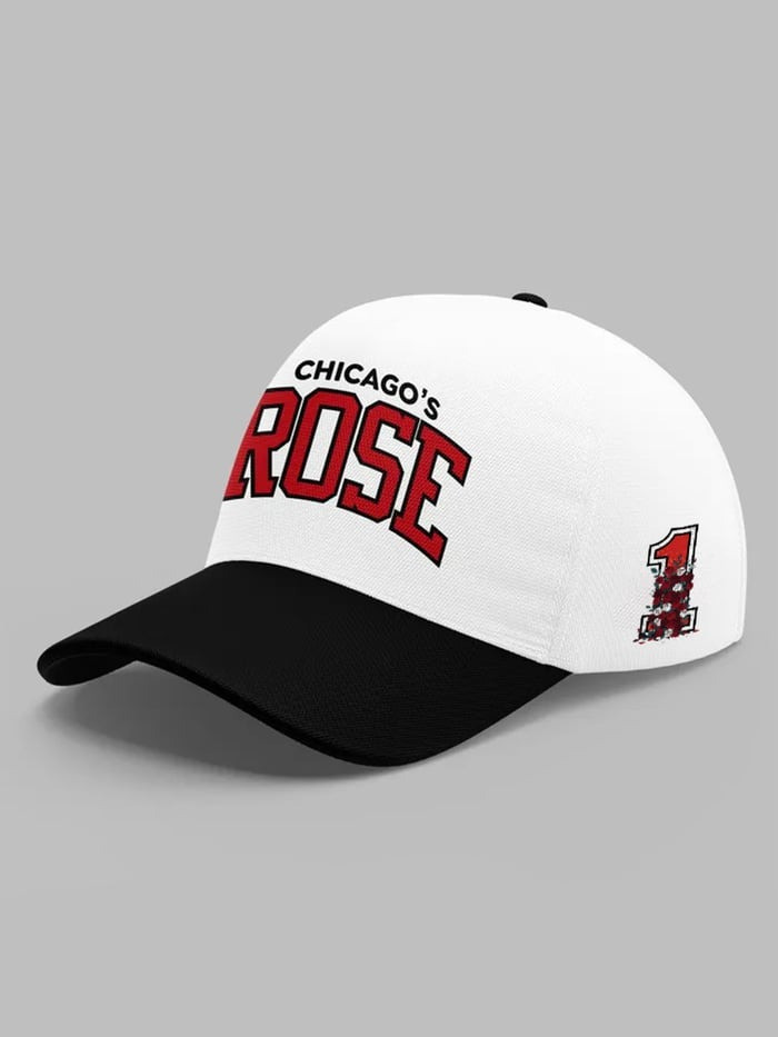 Chicago Rose Hat Chicago Bulls Derrick Rose Baseball Cap Derrick Rose Merch Basketball Gifts