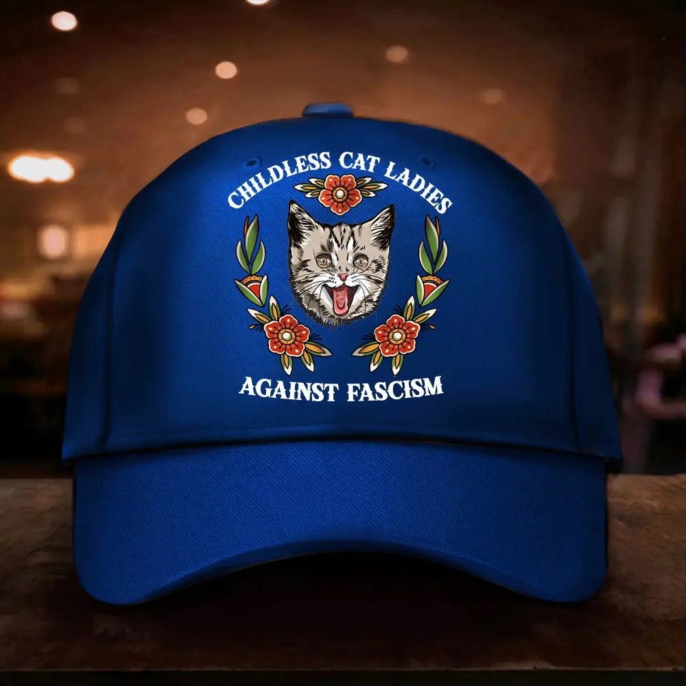 Childless Cat Ladies Against Fascism Hat Vote For Kamala Hat Harris 2024 Hat Gifts For Dog Lovers Childless Cat Ladies Against Fascism Hat Vote For Kamala Hat Harris 2024 Hat Gifts For Dog Lovers - Image 1