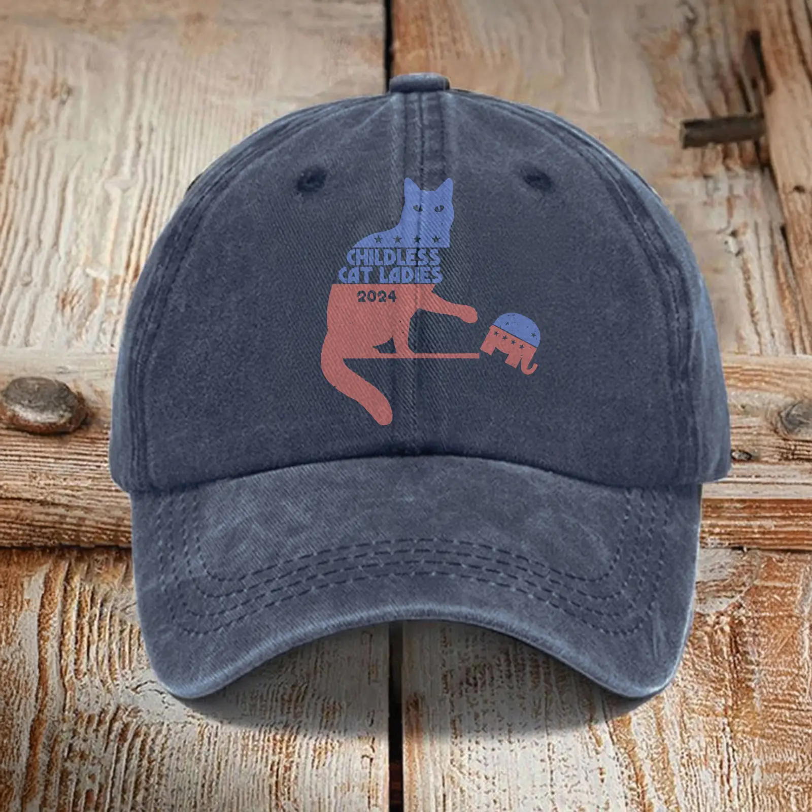 Childless Cat Lady 2024 Hat 2024 US Election Political Hat Funny Kamala Harris Cap