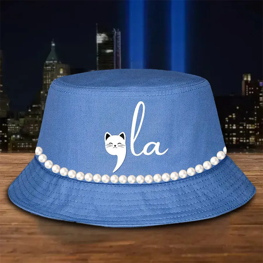 Childless Cat Lady Bucket Hat Kamala Harris For President ,La Hat Gifts For Wife