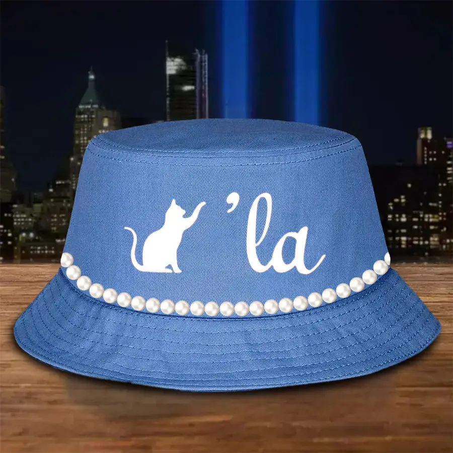 Childless Cat Lady Comma La Bucket Hat Kamala Harris Campaign Hat Gifts For Her