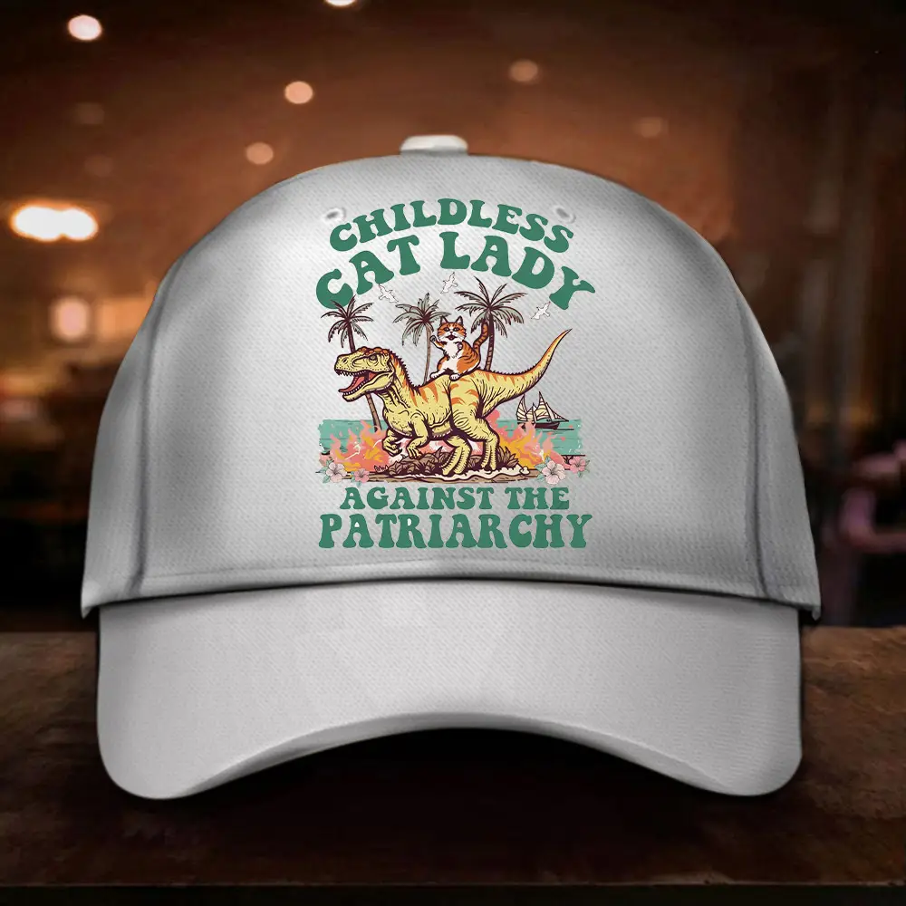 Childless Cat Lady Harris 2024 Hat Childless Cat Lady Against The Patriarchy Hat Gifts For Supporters