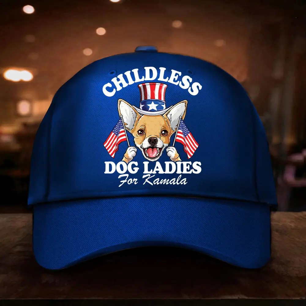 Childless Chihuahua Dog Ladies For Kamala Hat Kamala Harris Hat For Supporters