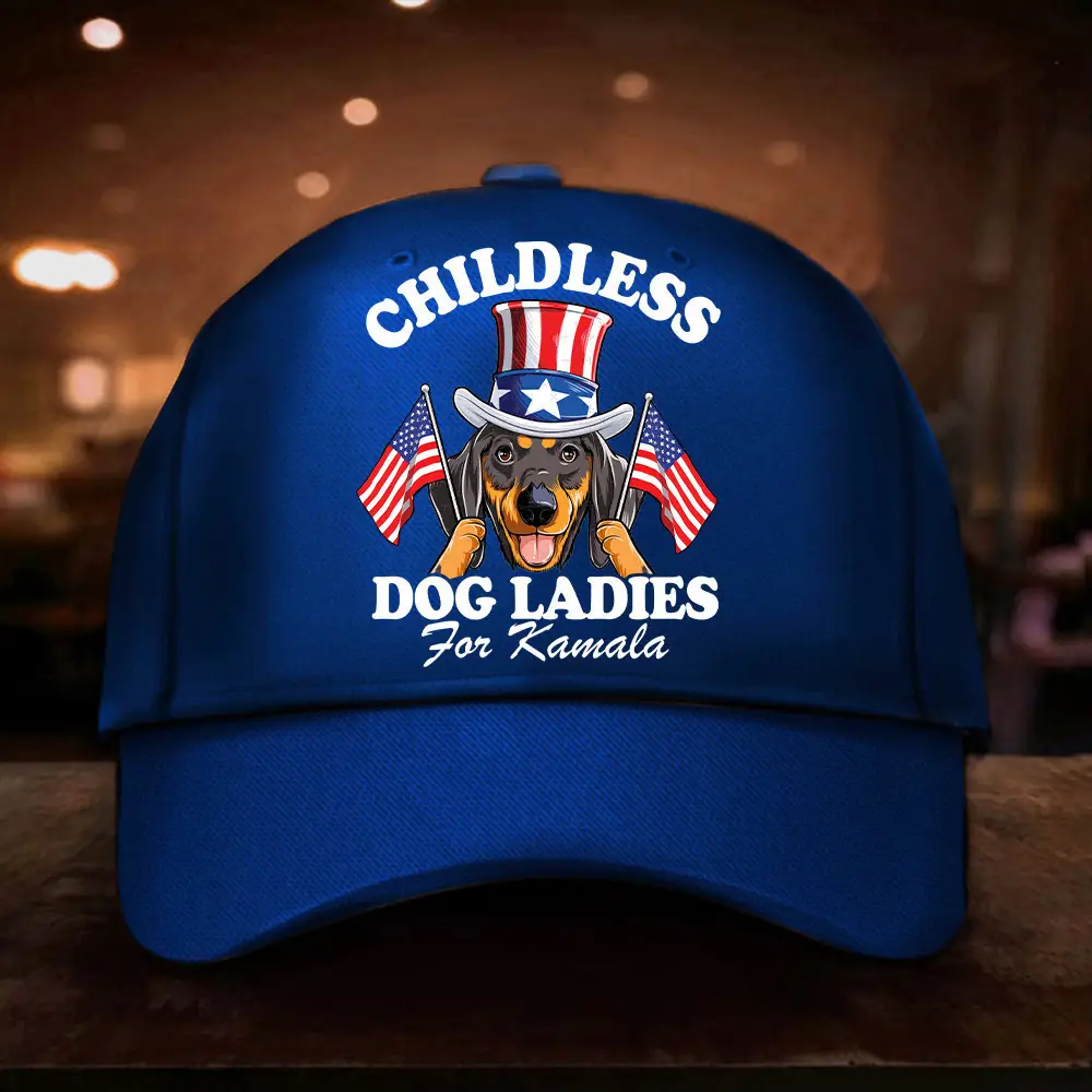 Childless Dachshund Dog Ladies For Kamala Hat Kamala 2024 Hat Gifts For Dachshund Lovers