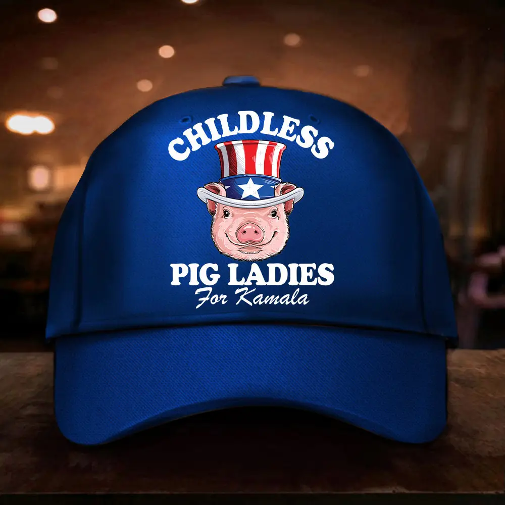 Childless Pig Ladies For Kamala Hat Pig Lovers Vote For Kamala Hat Farmers Gifts