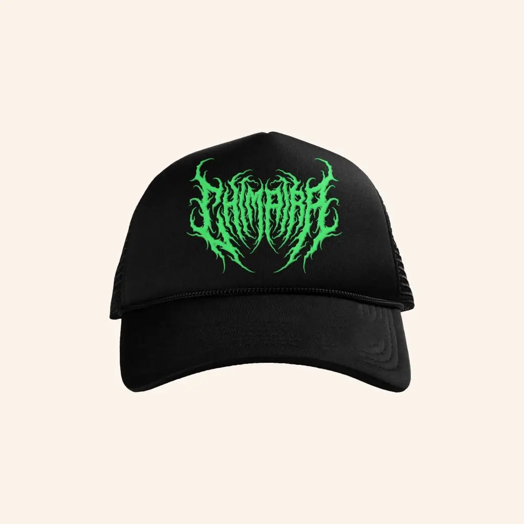 Chimaira Merch Death Metal Trucker Hat Black Gift Ideas For Dad -WearandDecor Chimaira Merch Death Metal Trucker Hat Black Gift Ideas For Dad -WearandDecor - Image 1