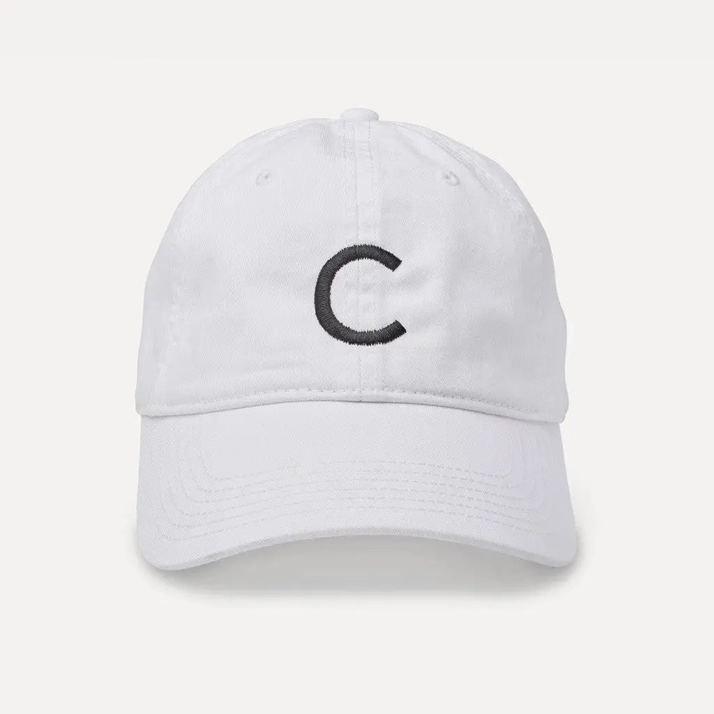 Chipotle Merch Embroidered White C Hat Gifts For Him -WearandDecor