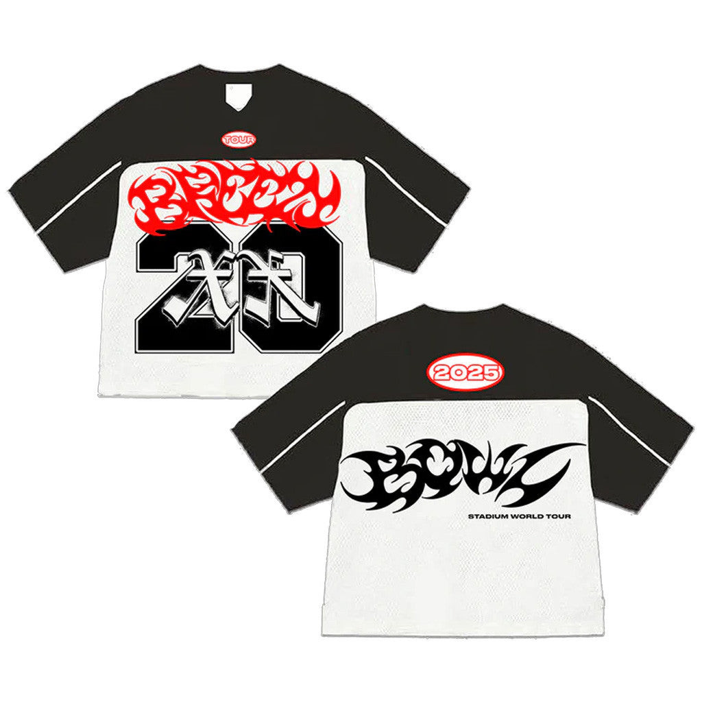 Chris Brown Merch Tour 2025 Breezy Bowl 20 Jersey Gifts For Music Lovers -WearandDecor