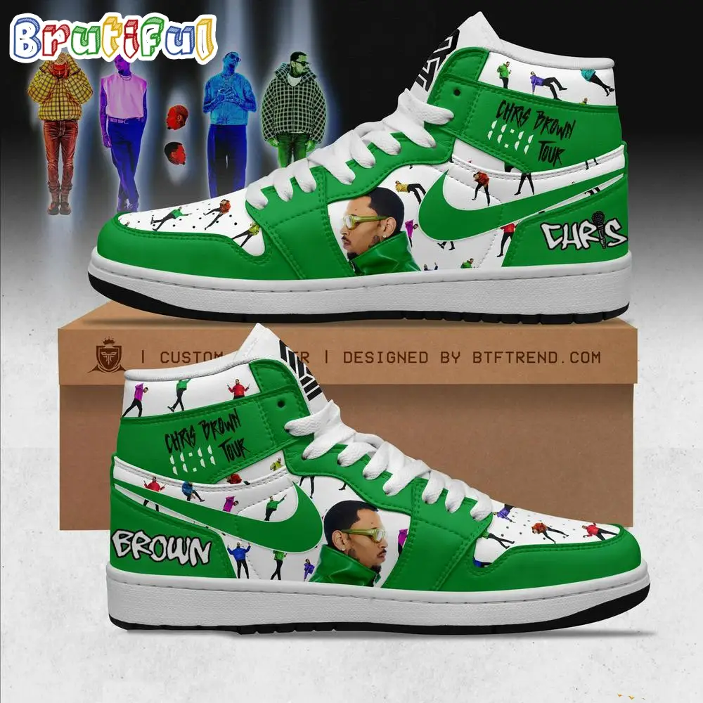 Chris Brown The 11 11 Tour Air Jordan 1 Shoes Chris Brown The 11 11 Tour Air Jordan 1 Shoes - Image 1