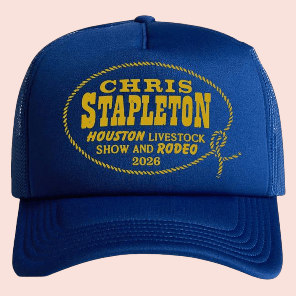 Chris Stapleton 2026 Houston Rodeo Hat Vintage Merch Cap Gift For Men