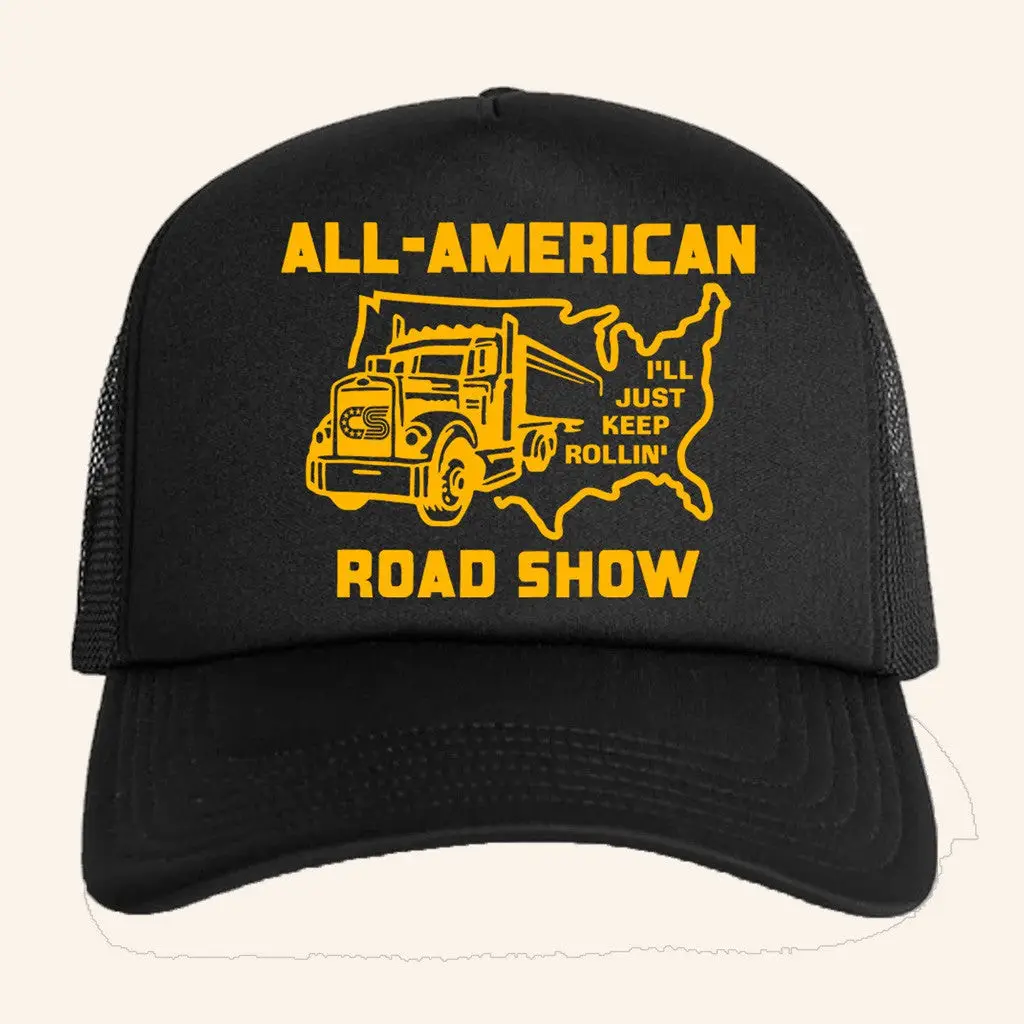 Chris Stapleton Merch All-American Road Show Trucker Hat Gifts For Besties -WearandDecor