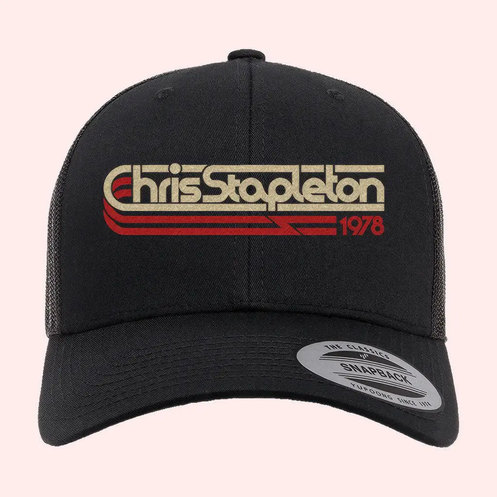 Chris Stapleton Merch Stapleton 1978 Trucker Hat Gifts For Dad -WearandDecor Chris Stapleton Merch Stapleton 1978 Trucker Hat Gifts For Dad -WearandDecor - Image 1