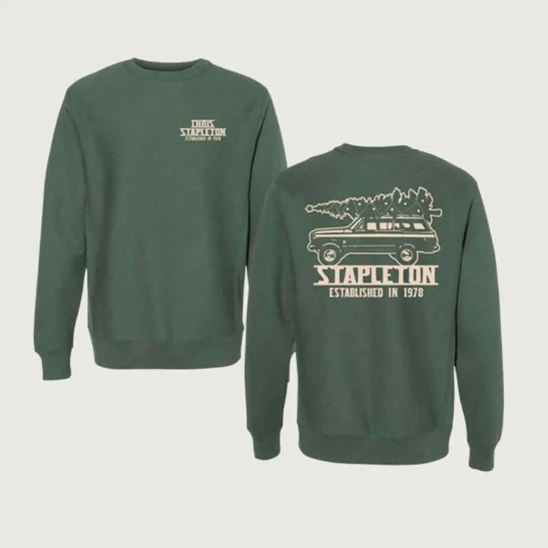 Chris Stapleton Merch Stapleton Est 1978 Holiday Sweatshirt Country Music Gifts Chris Stapleton Merch Stapleton Est 1978 Holiday Sweatshirt Country Music Gifts - Image 1