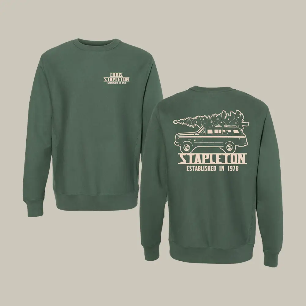 Chris Stapleton Stapleton Est. Holiday Sweatshirt Country Music Apparel Gift Idea For Fans