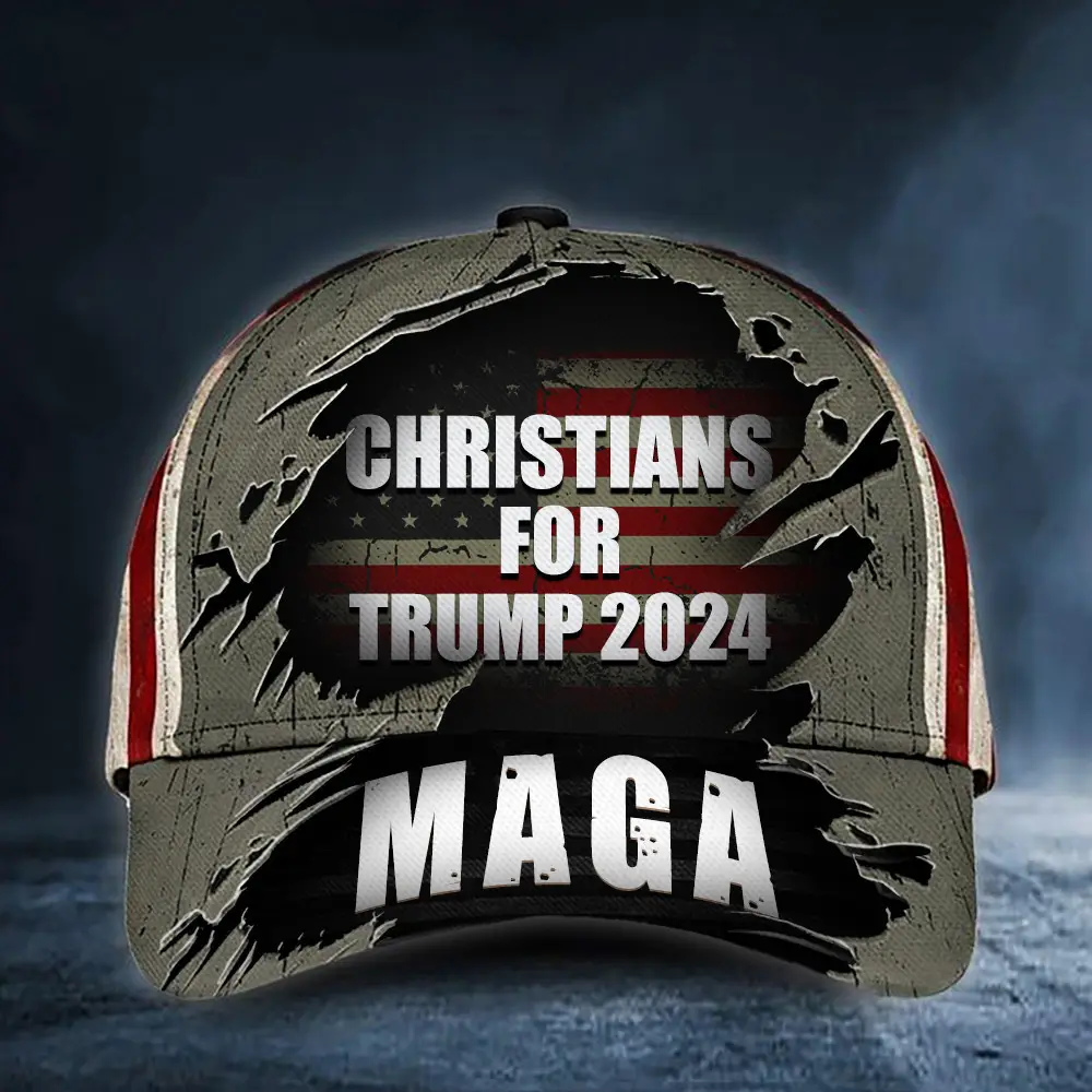 Christians For Trump 2024 Hat MAGA Hat Donald Trump Merch Gifts For Christians