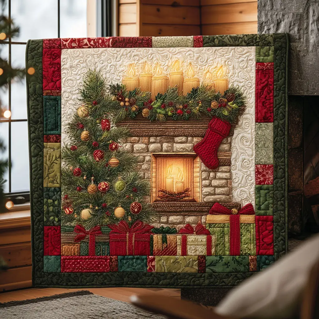 Christmas Magic Light Quilt Thoughtful Quilt Blanket Gift for Loved Ones