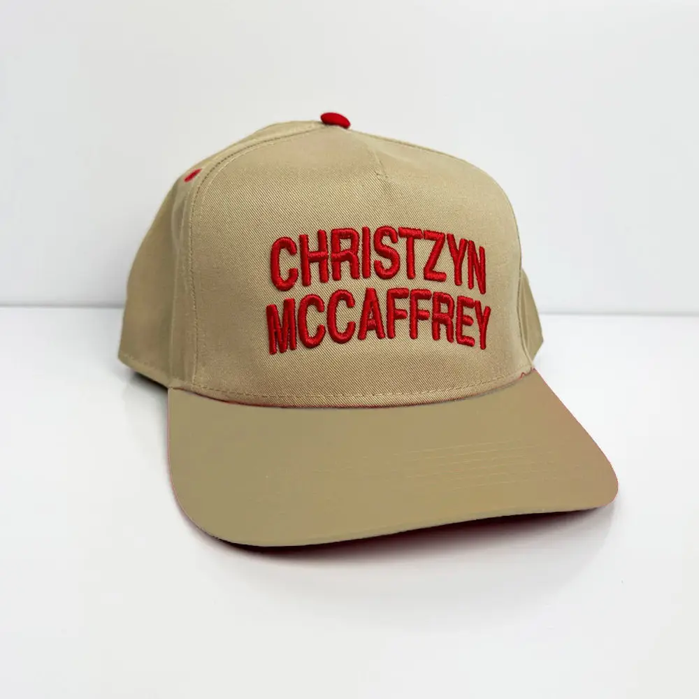 Christzyn McCaffrey Hat George Kittle Christian Mccaffrey Hat Gift For Fans -WearandDecor