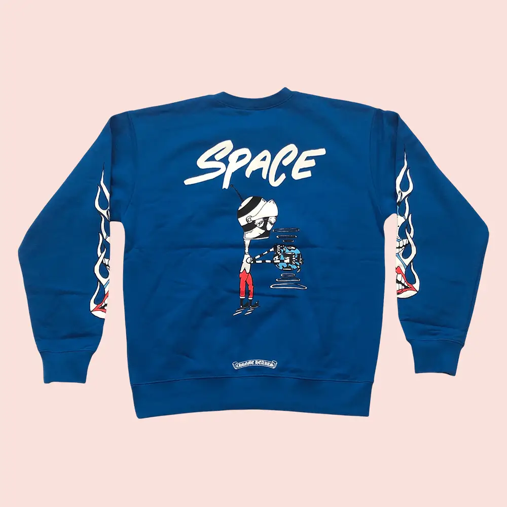 Chrome Hearts Merch Space Exploration Chrome Hearts x Matty Boy Chomper Sweatshirt Gifts For Teens
