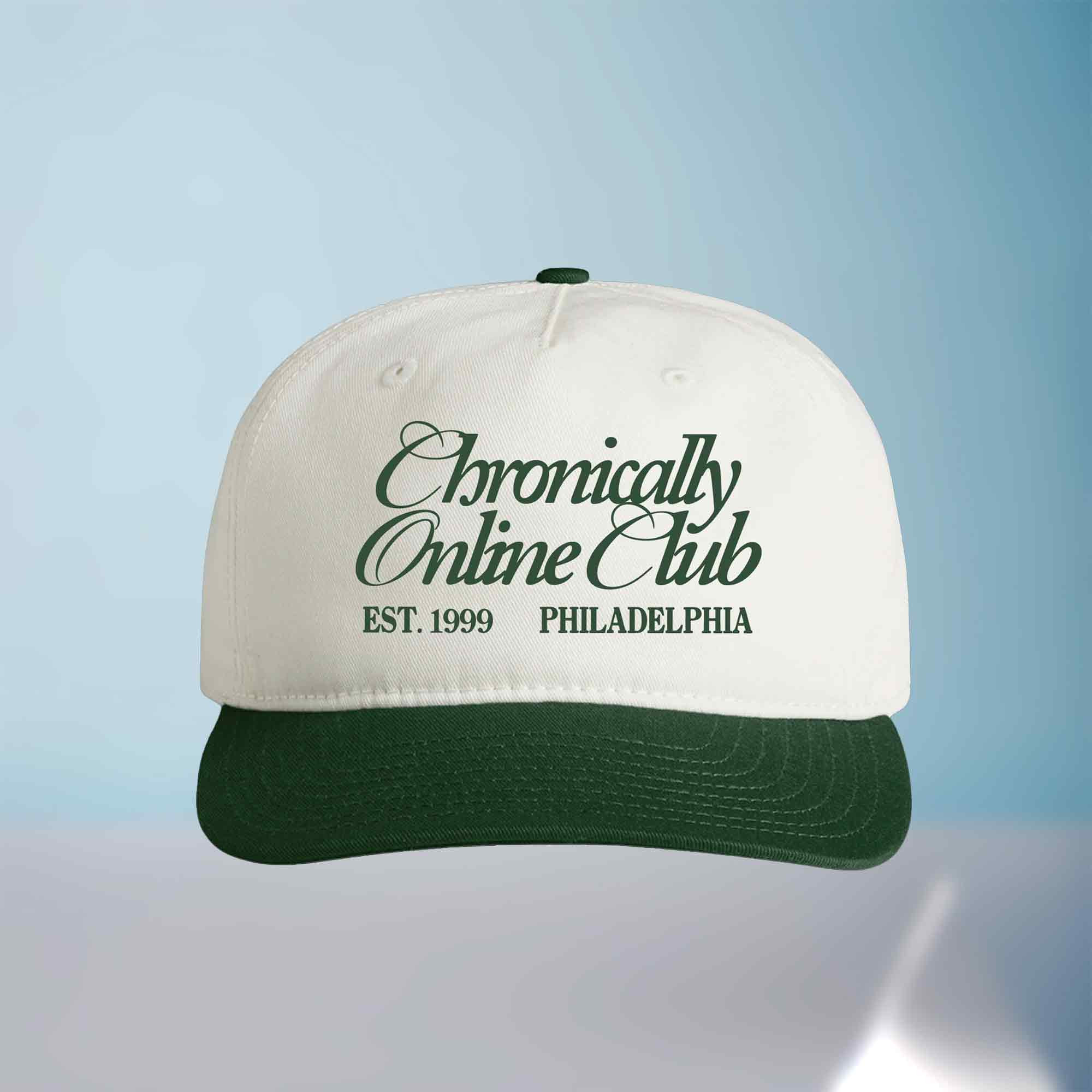 Chronically Online Club Hat Est 1999 Philadelphia Baseball Cap Gifts For Him