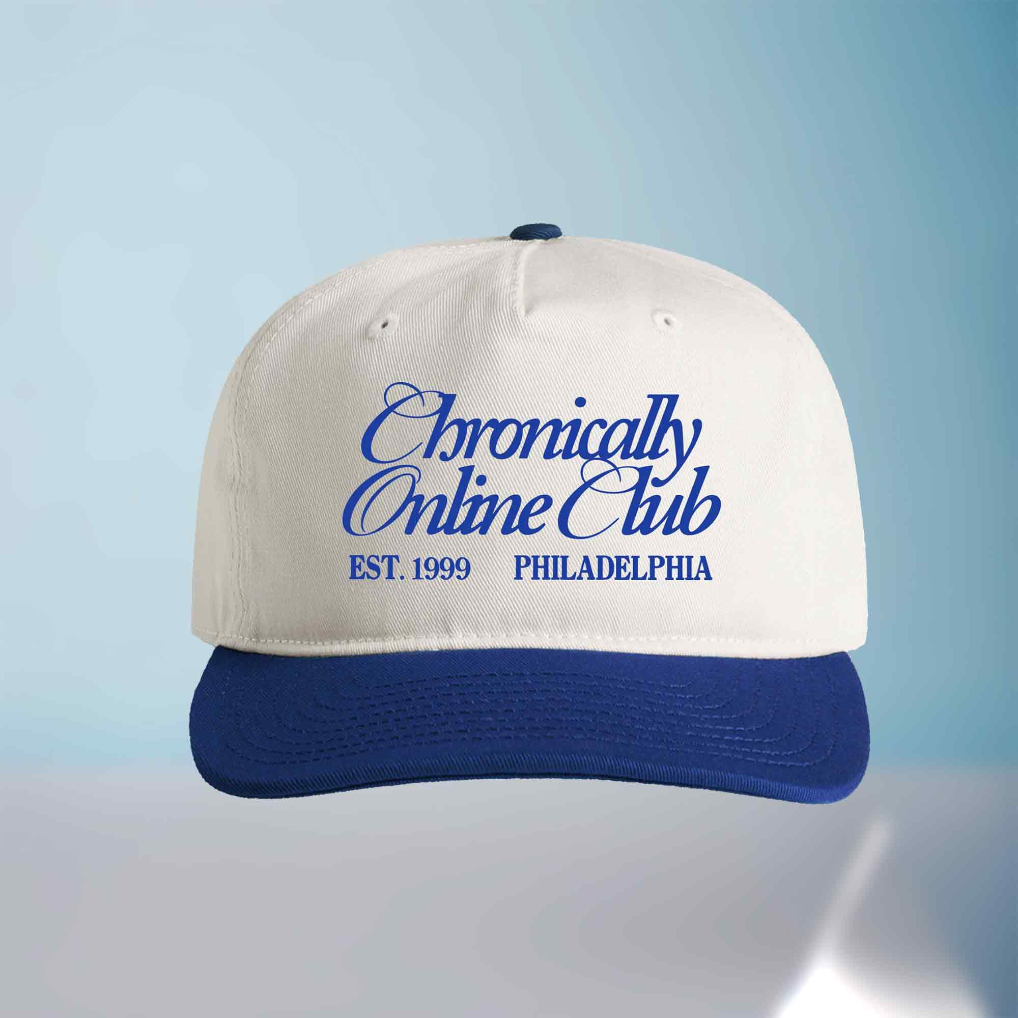 Chronically Online Club Hat Est 1999 Philadelphia Baseball Cap Gifts Ideas For Dad