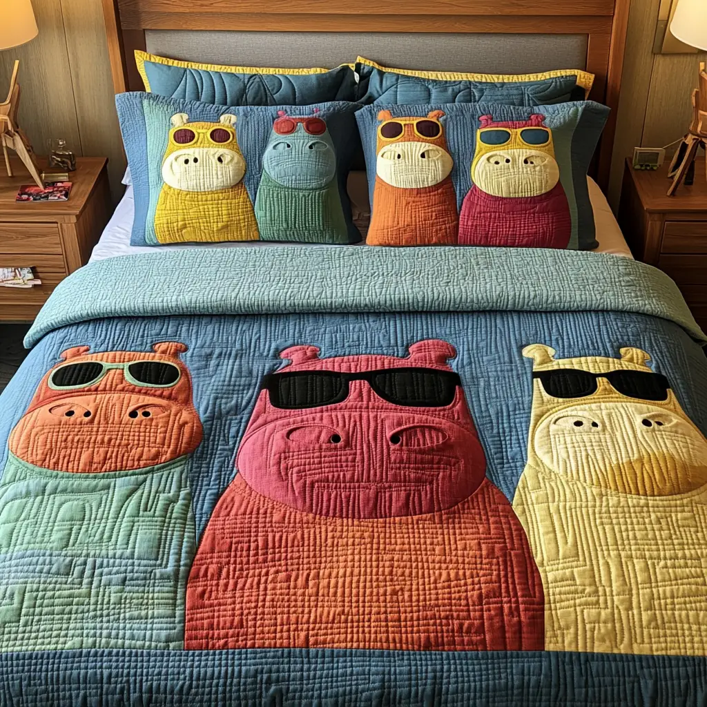 Chunky Charm Quilted Bedding Set Best Bedding Gift for Holiday Season 2025