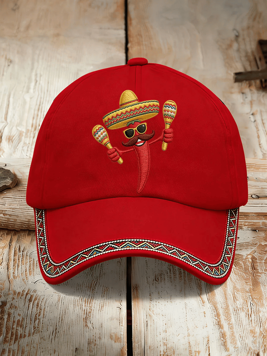 Cinco De Mayo Hat Chili Mexican Fiesta Baseball Cap Gift For Mexico Lover