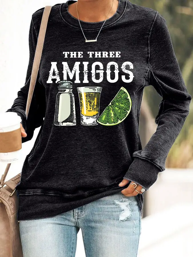 Cinco De Mayo Merch The Three Amigos Sweatshirt Mexican Pride Gifts Cinco De Mayo Merch The Three Amigos Sweatshirt Mexican Pride Gifts - Image 1