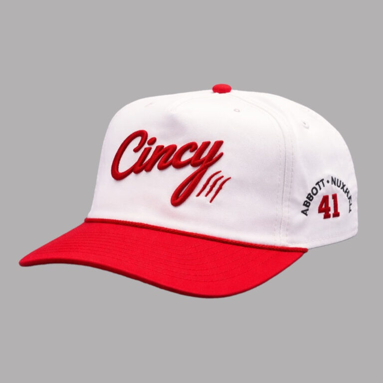 Cincy Abbott Nuxhall 41 Rope Baseball Cap Cincy 41 Clothing Gift For Coach Life