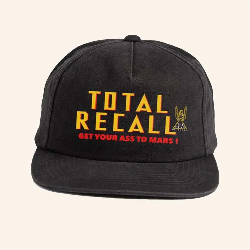Cinema Slime Merch Total Recall Snapback Hat Gift Ideas For Husband -WearandDecor