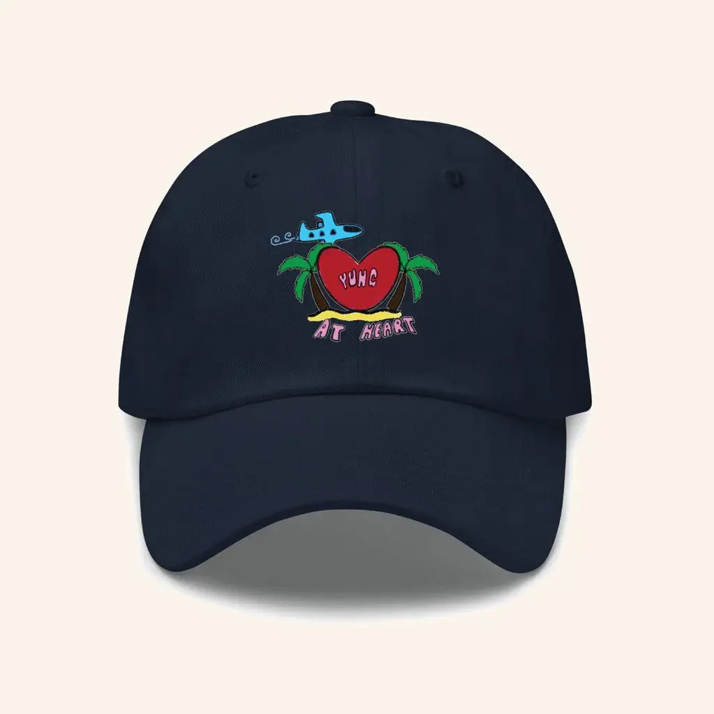 Claudette The Brand Merch Yung At Heart Baseball Cap Gifts For Dad -WearandDecor