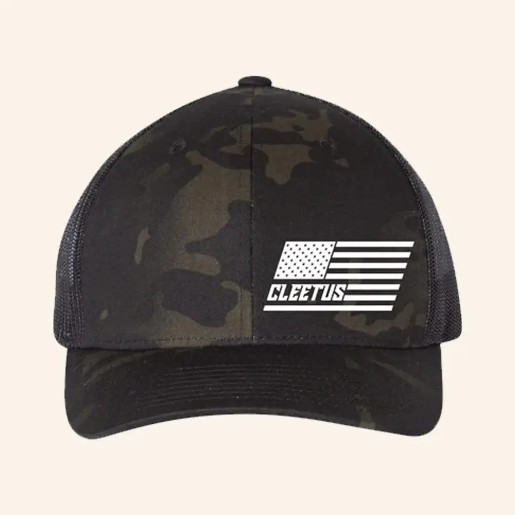 Cleetus McFarland Merch Cleetus Logo Camo Trucker Hat Christmas Ideas For Boyfriend - Wear&Decor