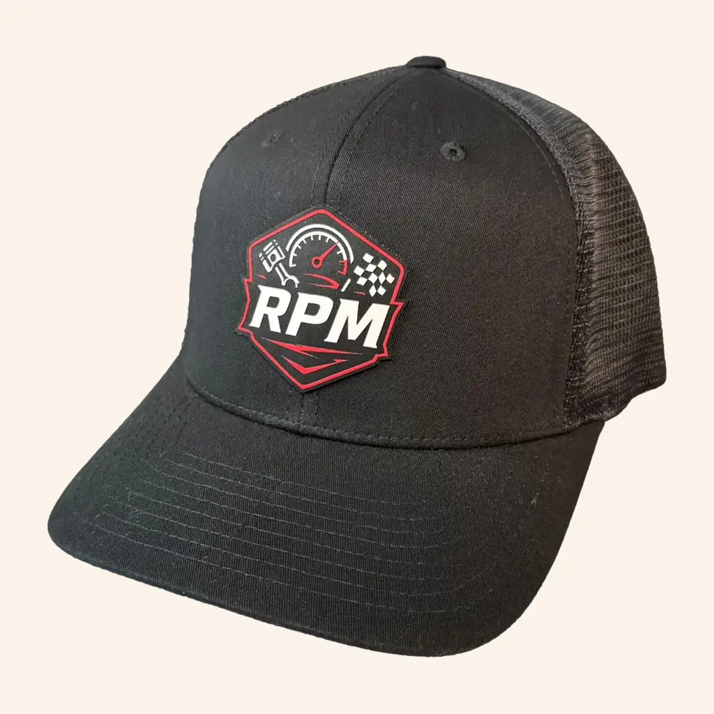 Cleetus McFarland Merch Dr Parker's RPM Black Trucker Hat Embroidered Gifts For Father - Wear&Decor