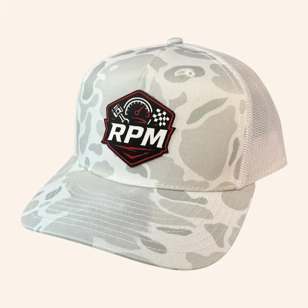 Cleetus McFarland Merch Dr Parker's RPM Camo Trucker Hat Embroidered Christmas Ideas For Him - Wear&Decor Cleetus McFarland Merch Dr Parker's RPM Camo Trucker Hat Embroidered Christmas Ideas For Him - Wear&Decor - Image 1