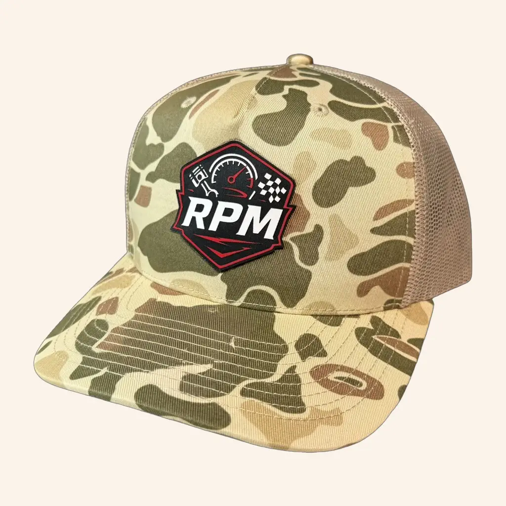 Cleetus McFarland Merch Dr Parker's RPM Duck Camo Trucker Hat Embroidered Gifts For Dad - Wear&Decor