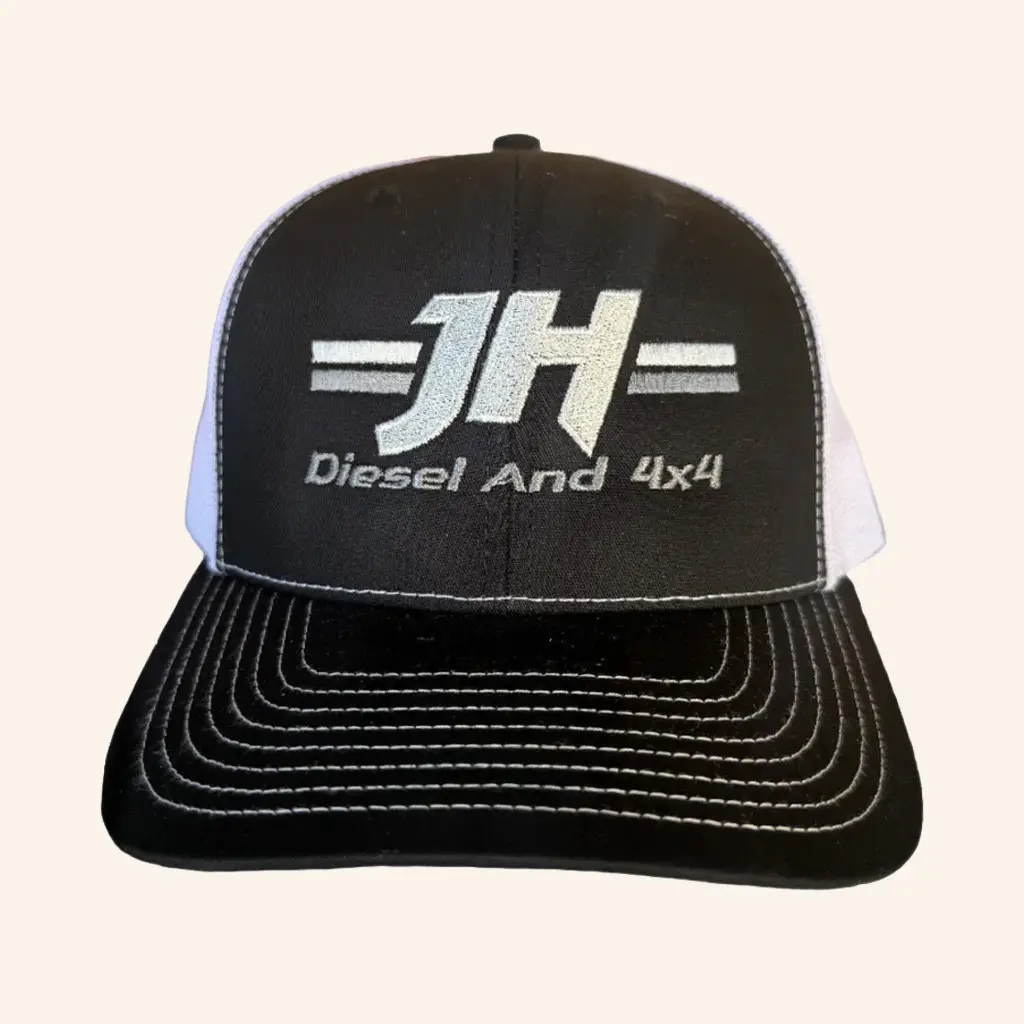 Cleetus McFarland Merch JH's Diesel Grey Logo Embroidered Trucker Hat Gifts For Boyfriend - Wear&Decor