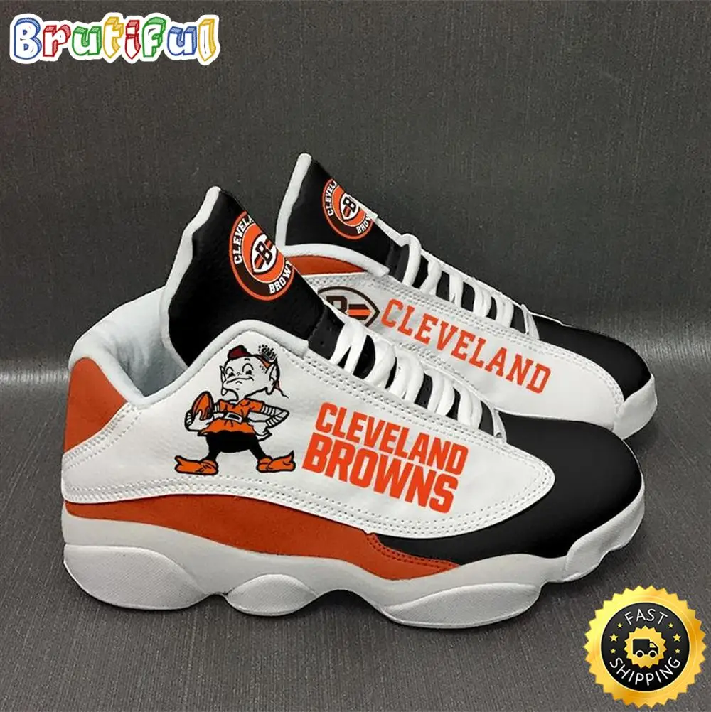 Cleveland Browns Nfl Ver 1 Air Jordan 13 Sneaker