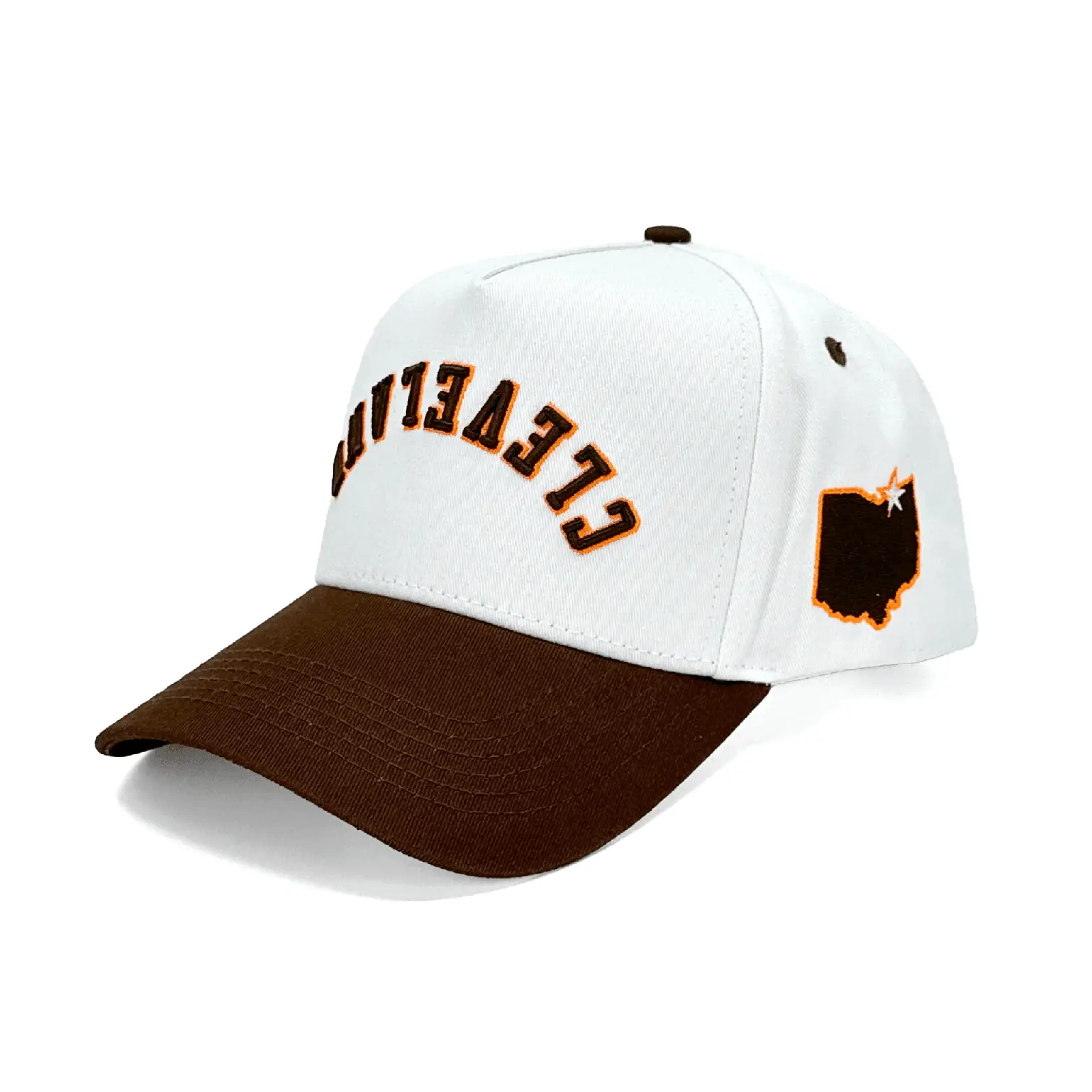 Cleveland Upside Down Hat Trend Cleveland Reversed Hat Cleveland Merch Good Father's Day Presents -WearandDecor
