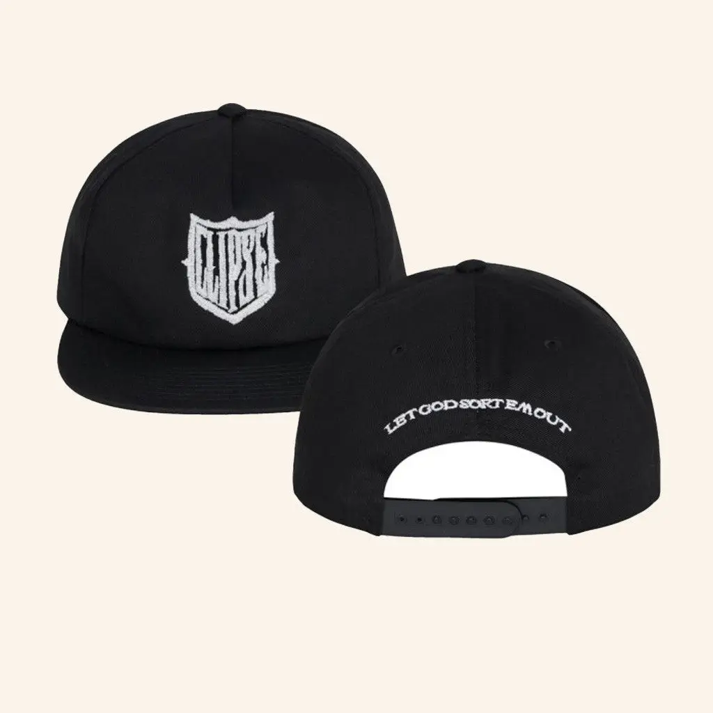 Clipse Merch Let God Sort Em Out Tour Logo Snapback Hat Embroidered Gifts For Dad -WearandDecor