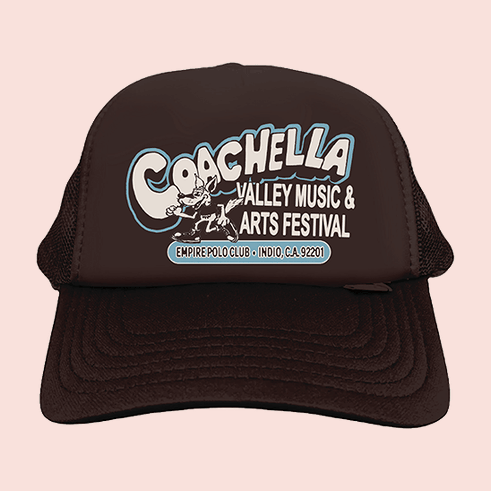Coachella Merch 2026 Desert Dog Trucker Hat Apparel Gifts For Music Lovers