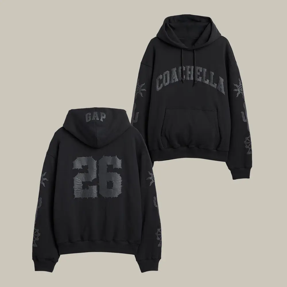 Coachella x Gap 2026 Merch Coachella 25th Anniversary Hoodie Music Concert Apparel Fan Ideas