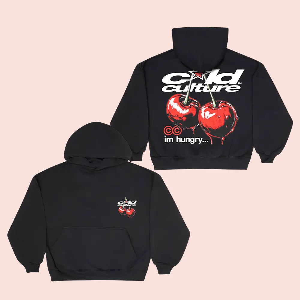 Cold Culture Hoodie Cherry Hoodie Black Cold Culture Clothing Birthday Ideas For Wife