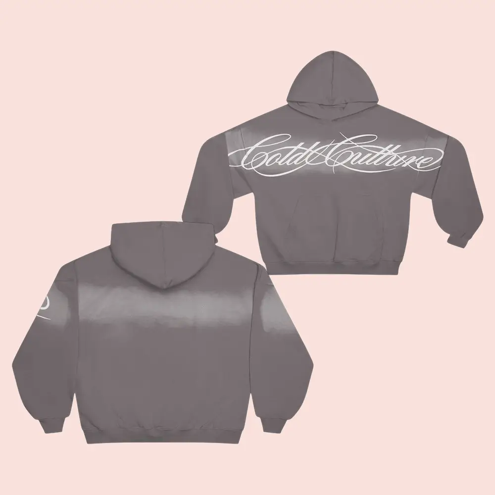 Cold Culture Hoodie Crossed Script Hoodie Cold Culture Clothing For Sale