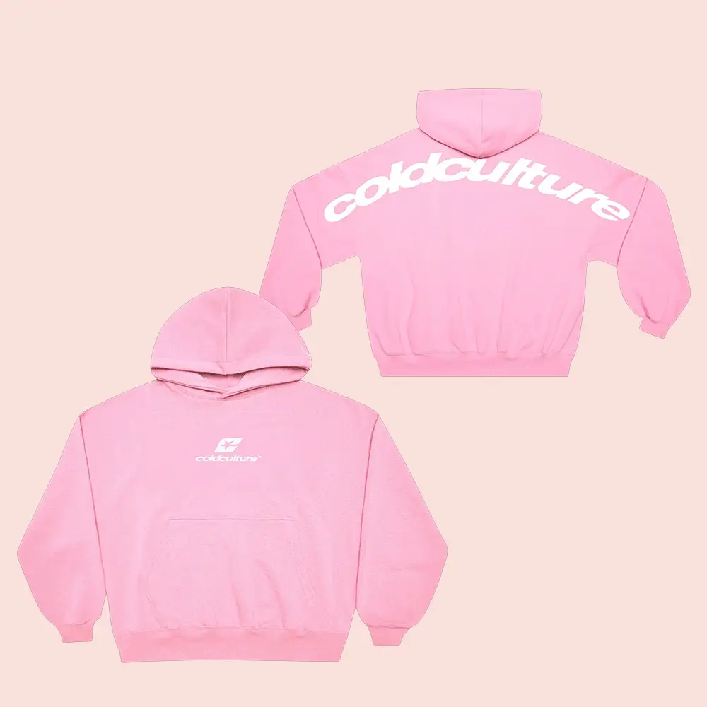 Cold Culture Hoodie Curved Hoodie Pink Cold Culture Clothing Birthday Gifts For Her