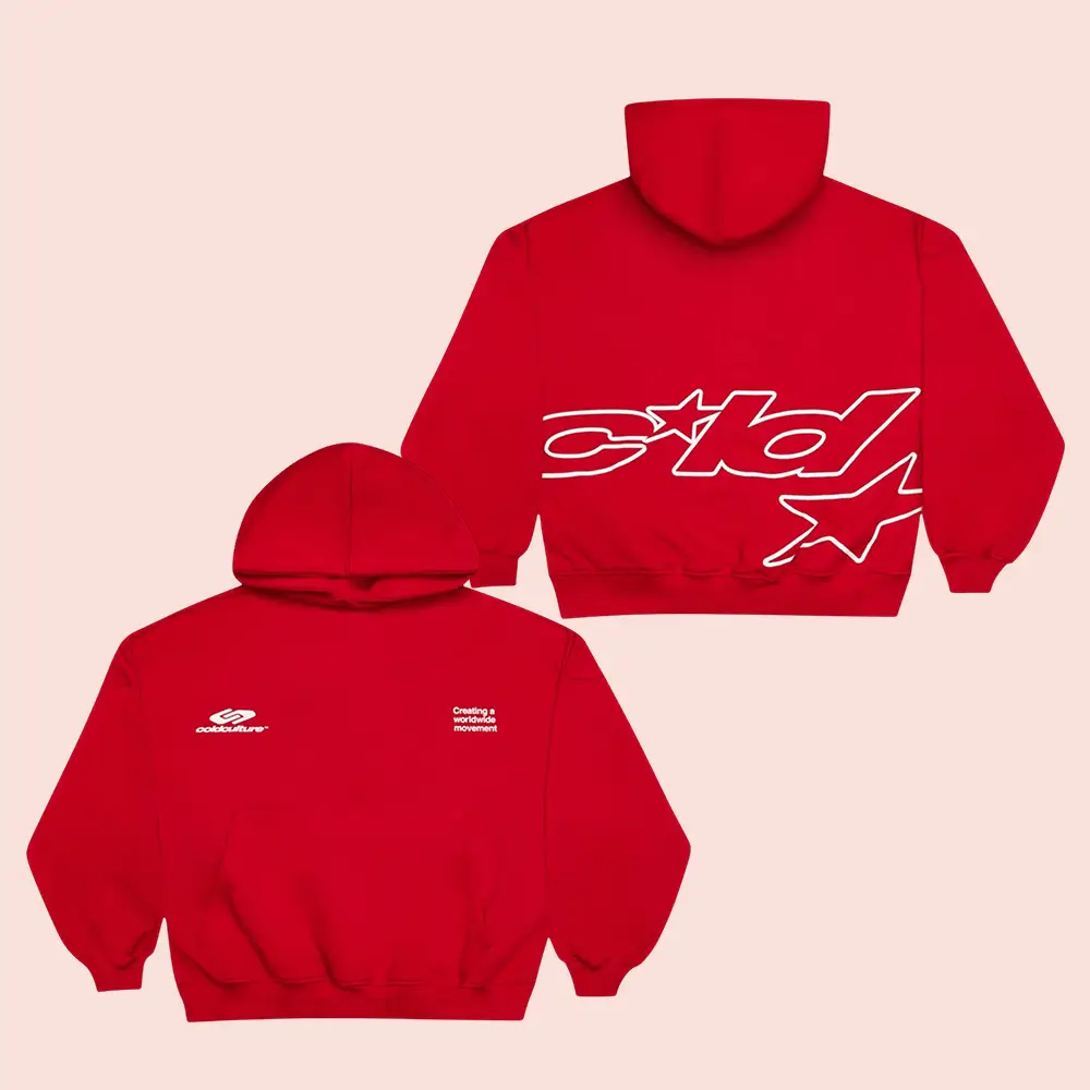 Cold Culture Hoodie Defense Hoodie Red Cold Culture Clothing Unique Gifts For Brothers