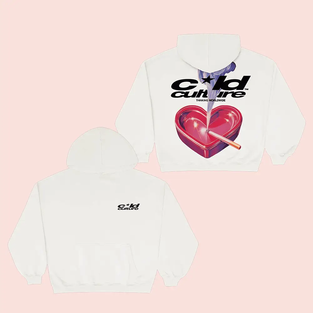Cold Culture Hoodie Heart Ashtray Hoodie Cold Culture Clothing Gifts Ideas For Friends