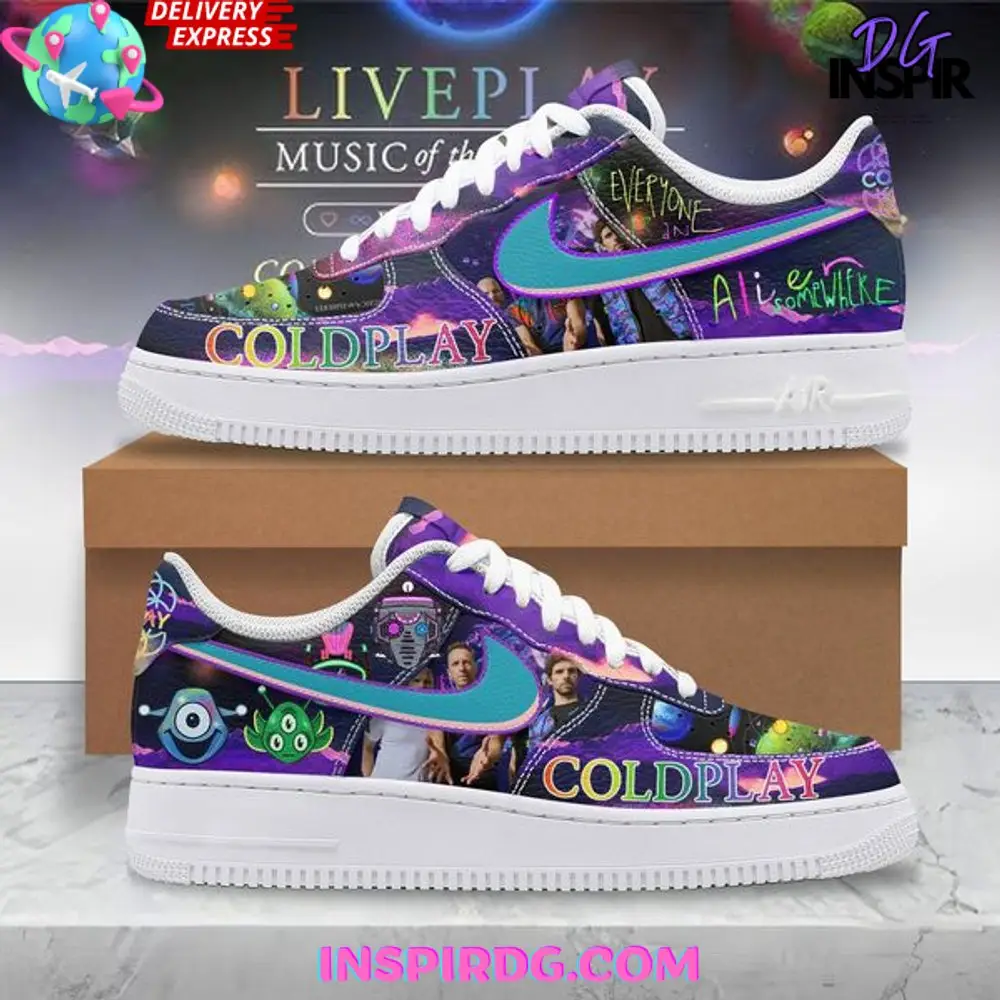 Coldplay Music of the Spheres Air Force 1