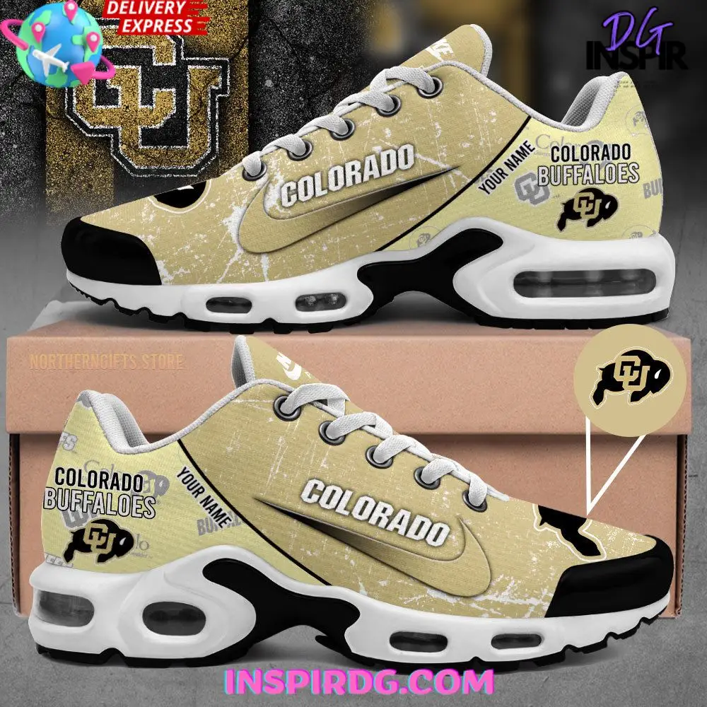 Colorado Buffaloes Air Max Plus Shoes Sneakers For Men And Women