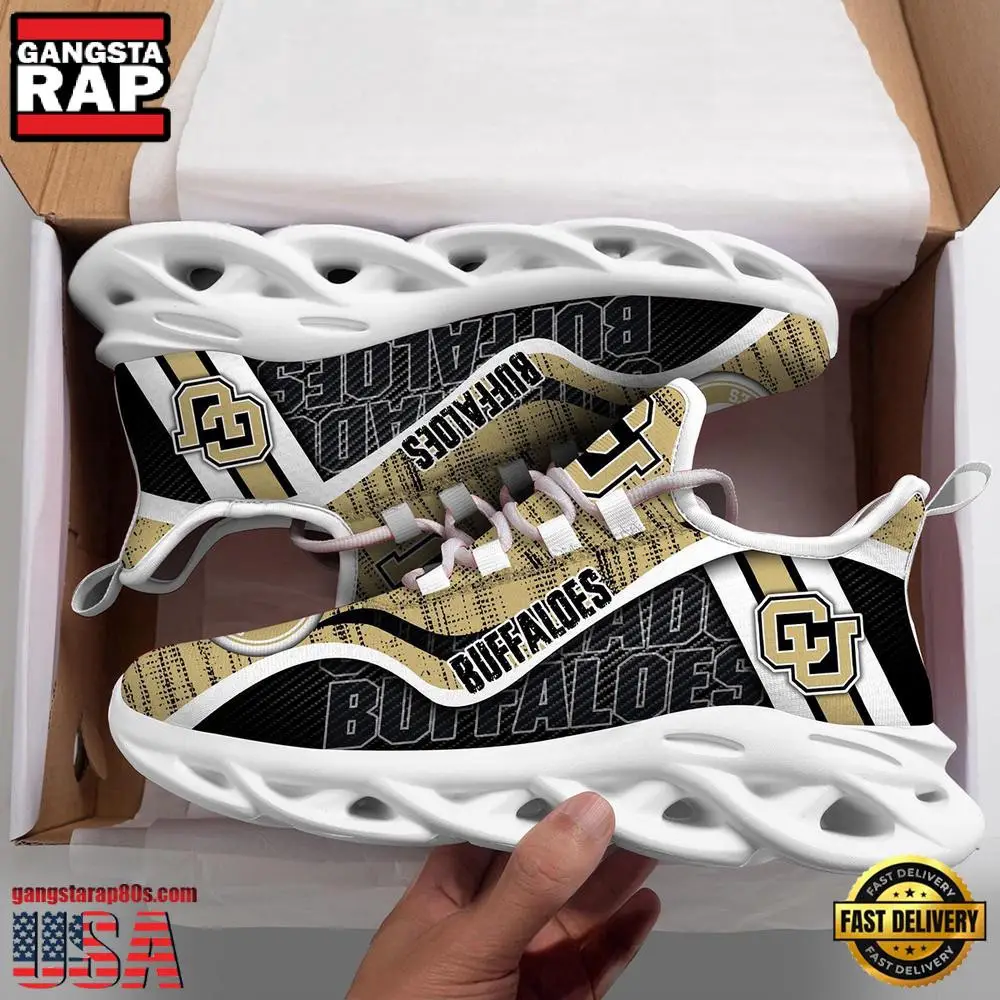 Colorado Buffaloes NCAA Clunky Air Max Shoes Air Cushion Sneakers Colorado Buffaloes NCAA Clunky Air Max Shoes Air Cushion Sneakers - Image 1