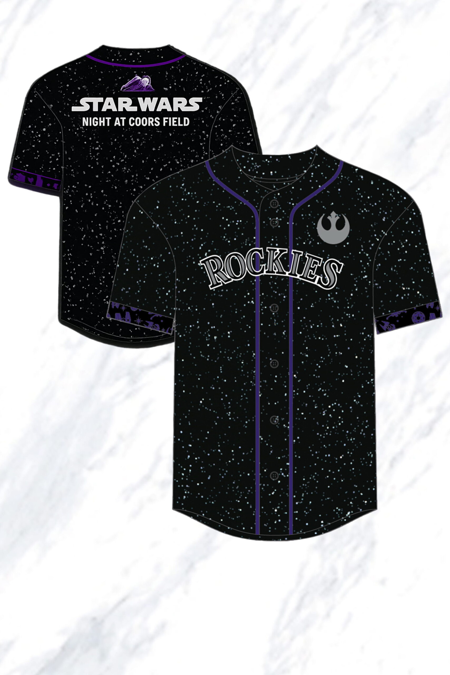 Colorado Rockies Star Wars Night 2026 Jersey Giveaway Rockies Merch Best Baseball Fan Gifts