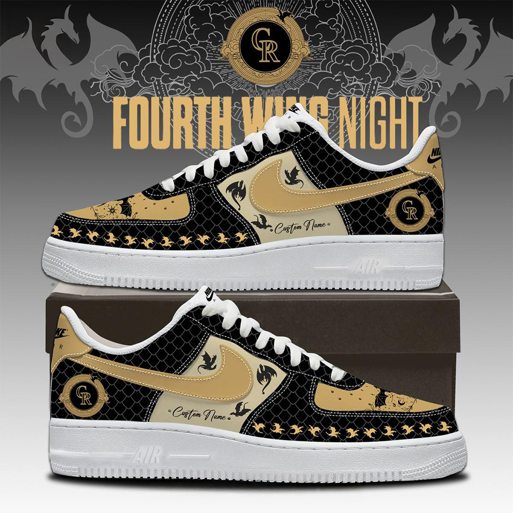Colorado Rockies x Fourth Wing Night 2026 Air Force 1 Shoes Rockies Merch Fans Gifts